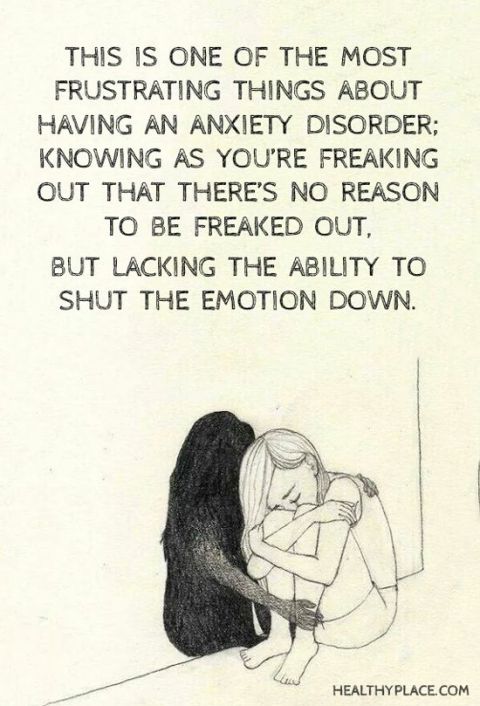 Me? Anxiety…no way!!….